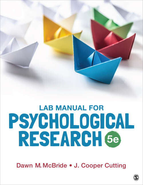 Book cover of Lab Manual for Psychological Research (Fifth Edition)