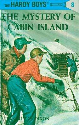 Book cover of The Mystery of Cabin Island (Hardy Boys #8)