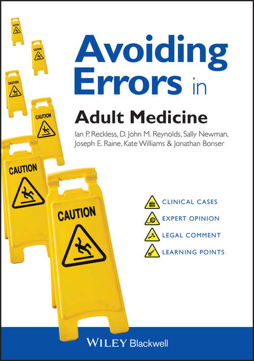 Book cover of Avoiding Errors in Adult Medicine