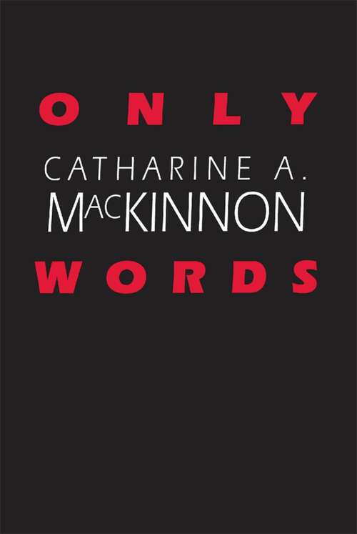 Book cover of Only Words