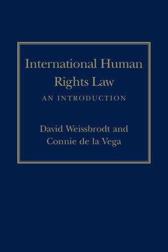 Book cover of International Human Rights Law: An Introduction