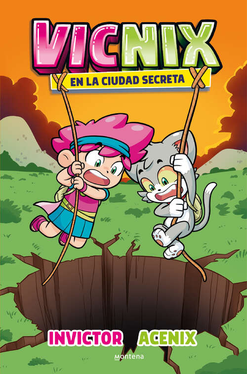 Book cover of Vicnix en la ciudad secreta (Invictor y Acenix: Volumen 2)