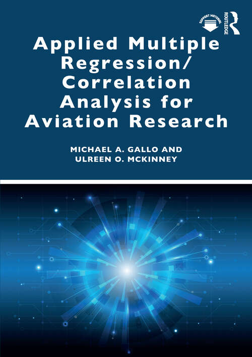 Book cover of Applied Multiple Regression/Correlation Analysis for Aviation Research (1)