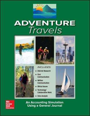 Book cover of Adventure Travels: An Accounting Simulation Using a General Journal