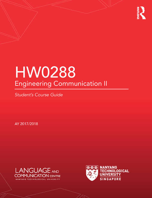Book cover of HW0288 Engineering Communication II: Student's Course Guide