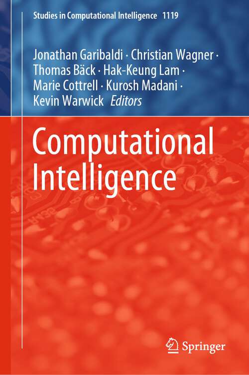 Book cover of Computational Intelligence (1st ed. 2023) (Studies in Computational Intelligence #1119)