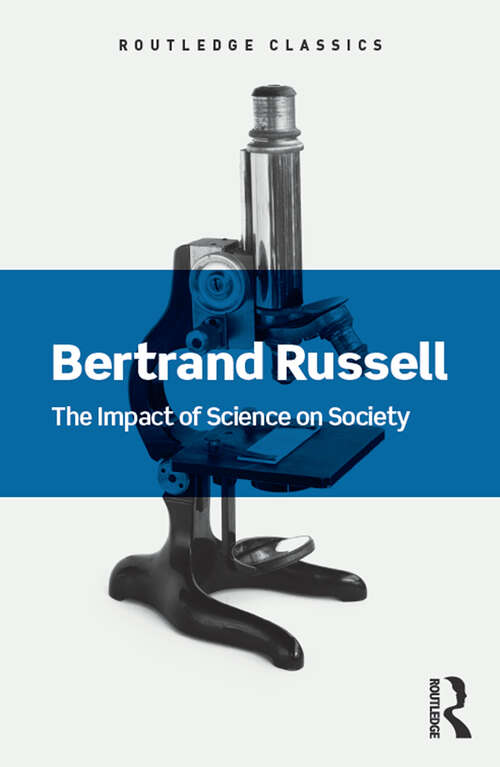 Book cover of The Impact of Science on Society