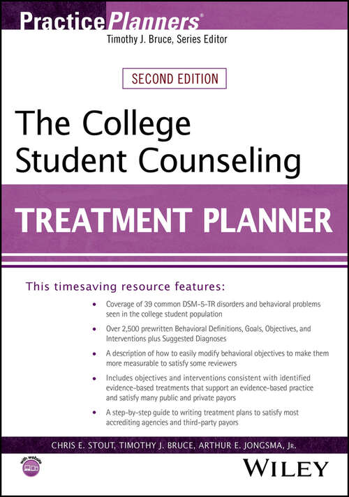 Book cover of The College Student Counseling Treatment Planner (PracticePlanners)