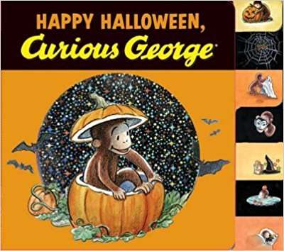 Book cover of Happy Halloween, Curious George