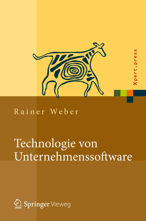 Book cover of Technologie von Unternehmenssoftware