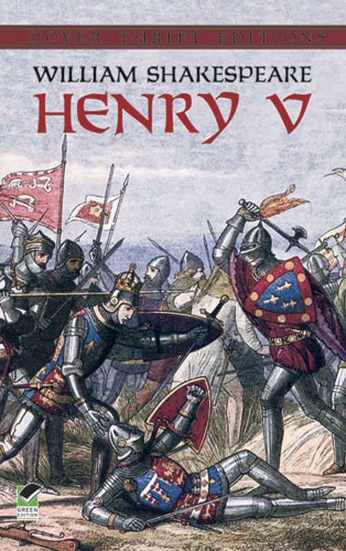 Book cover of Henry V: Large Print (Dover Thrift Editions: Plays)