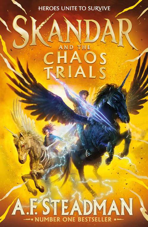 Book cover of Skandar and the Chaos Trials: The INSTANT NUMBER ONE BESTSELLER in the biggest fantasy adventure series since Harry Potter (Skandar #3)