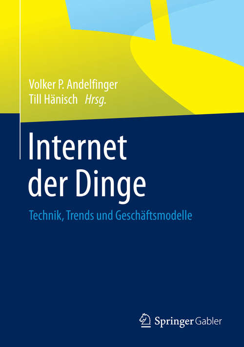Book cover of Internet der Dinge