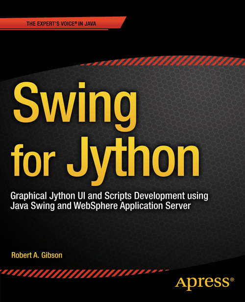 Book cover of Swing for Jython