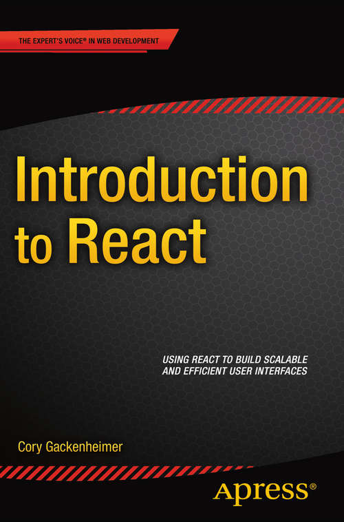Book cover of Introduction to React