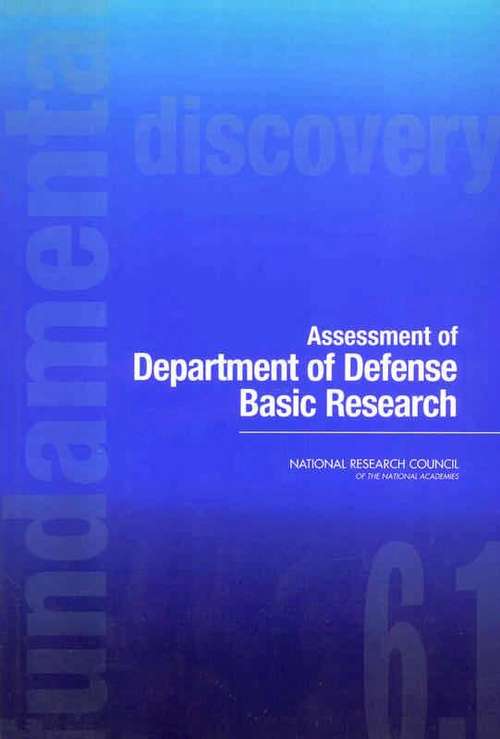 Book cover of Assessment of Department of Defense Basic Research