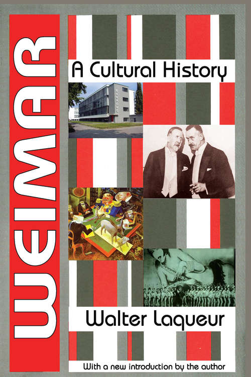 Book cover of Weimar: A Cultural History