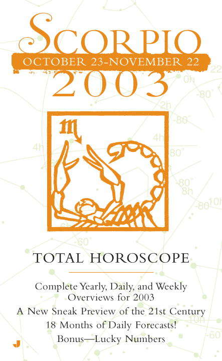 Book cover of 2003 Total Horoscope: Scorpio