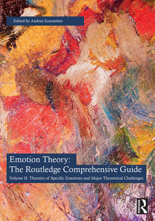 Book cover of Emotion Theory: Volume II: Theories of Specific Emotions and Major Theoretical Challenges