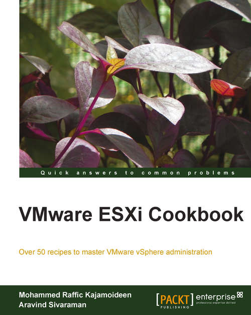Book cover of VMware ESXi Cookbook