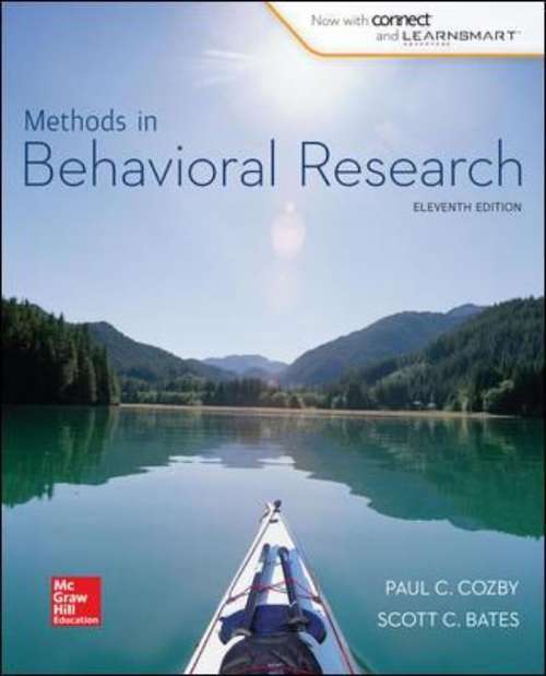 Methods In Behavioral Research: (Twelfth Edition)