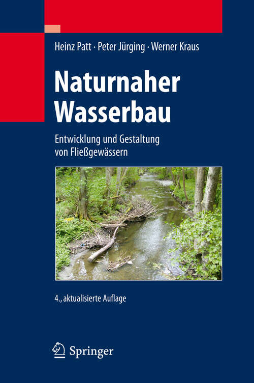 Book cover of Naturnaher Wasserbau