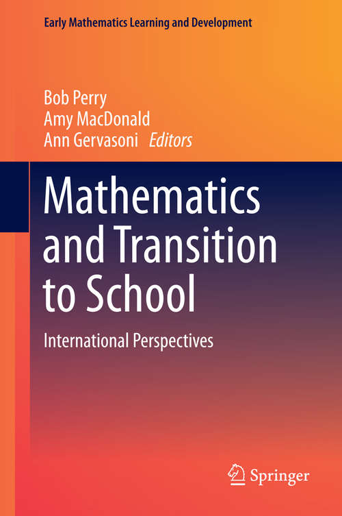 Book cover of Mathematics and Transition to School