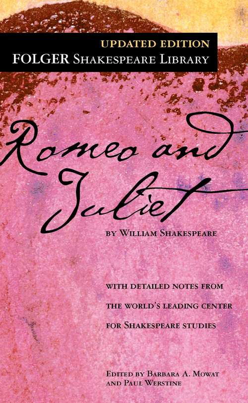 Book cover of The Tragedy of Romeo and Juliet (The Folger Shakespeare Library)