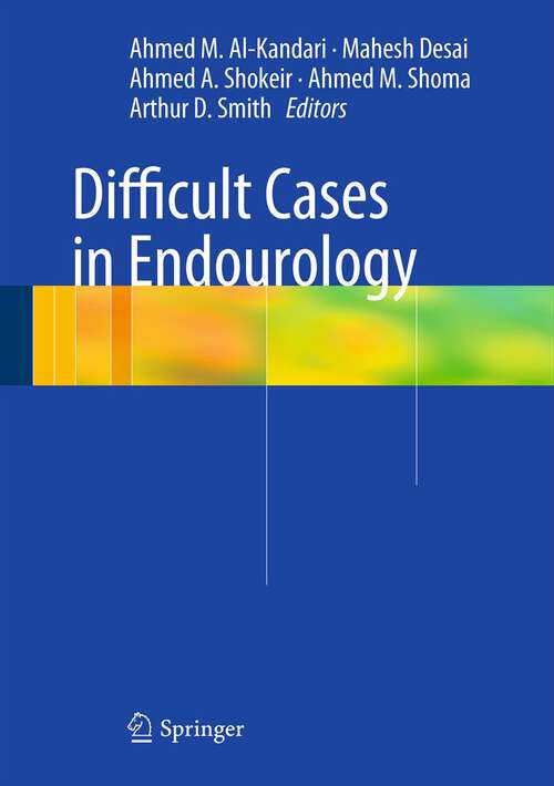 Book cover of Difficult Cases in Endourology