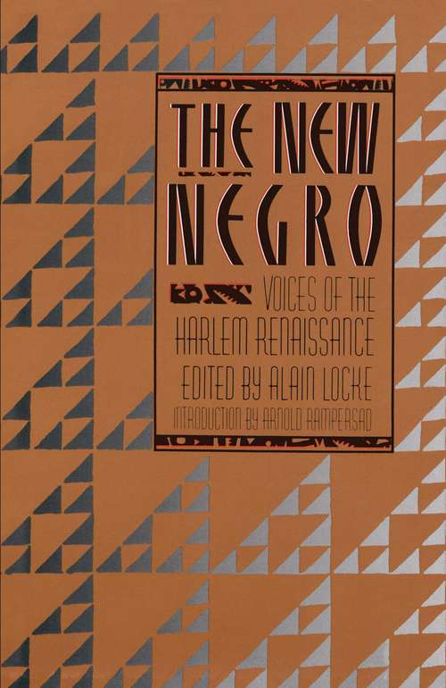 Book cover of The New Negro