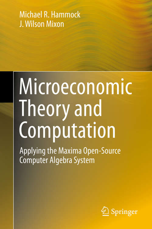 Microeconomic Theory and Computation