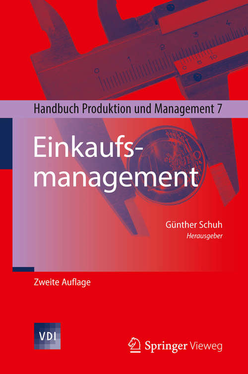 Book cover of Einkaufsmanagement