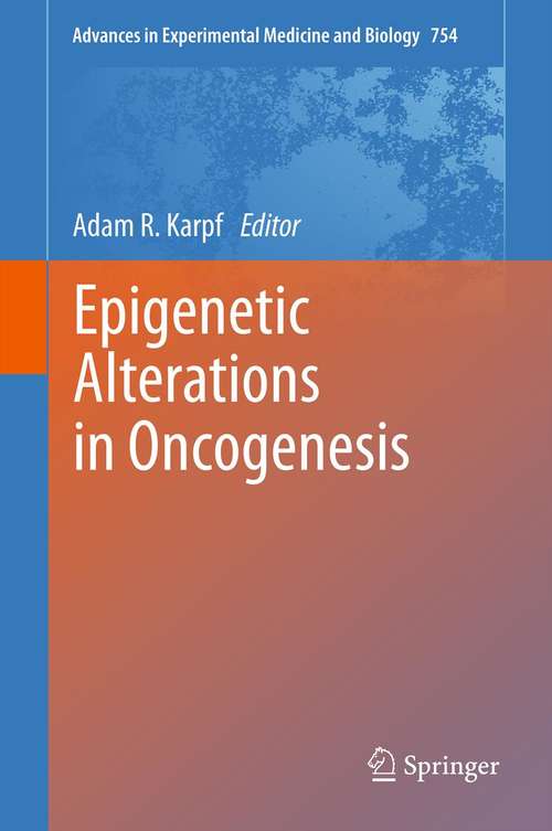 Book cover of Epigenetic Alterations in Oncogenesis