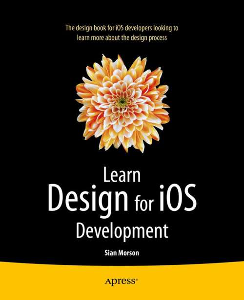 Book cover of Learn Design for iOS Development