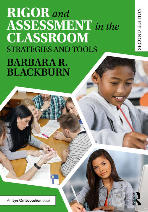 Book cover of Rigor and Assessment in the Classroom: Strategies and Tools (2)