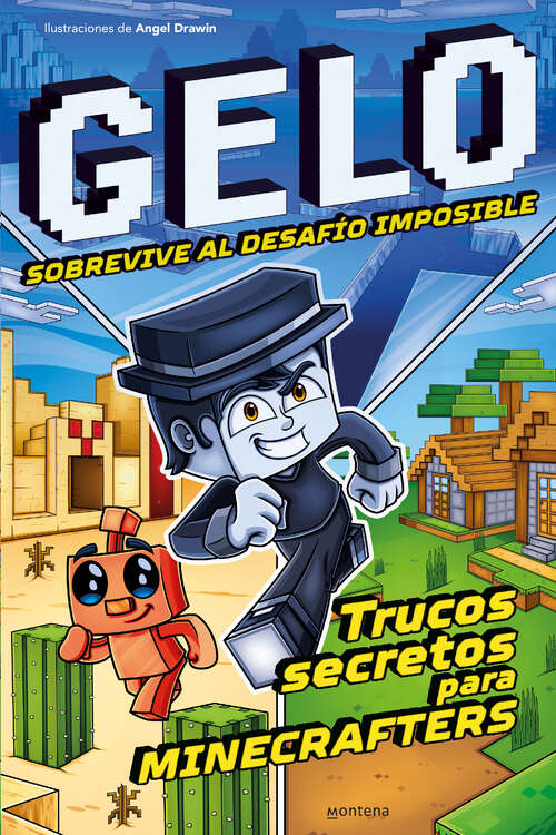 Book cover of Gelo Sobrevive al desafío imposible: Trucos secretos para minecrafters