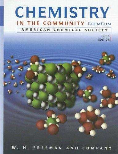 Book cover of Chemistry in the Community