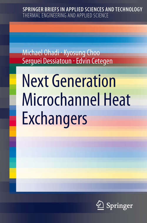 Book cover of Next Generation Microchannel Heat Exchangers