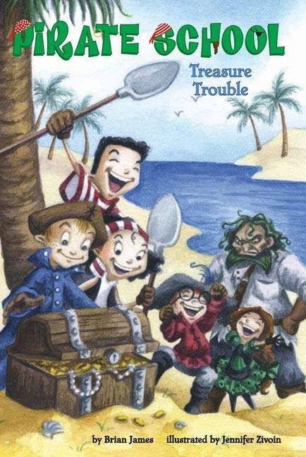 Book cover of Treasure Trouble (Pirate School #5)