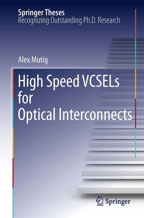 Book cover of High Speed VCSELs for Optical Interconnects