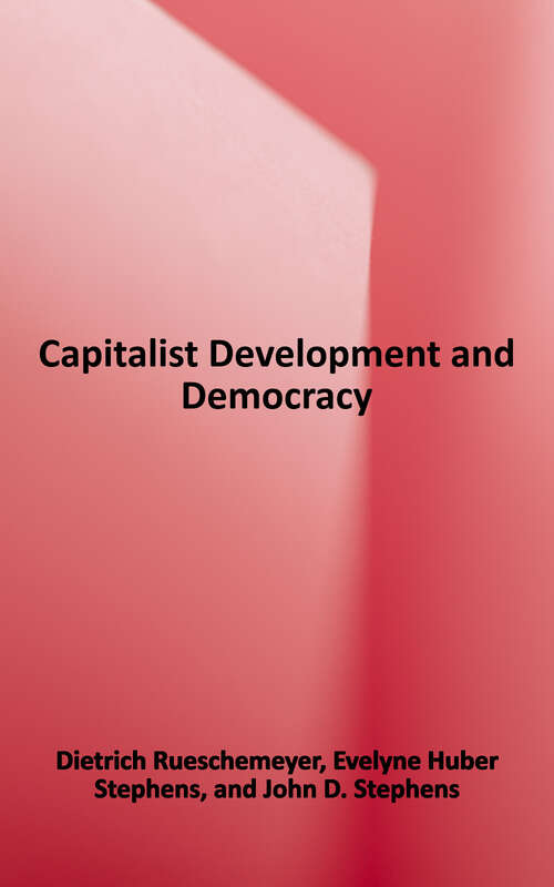 Book cover of Capitalist Development and Democracy