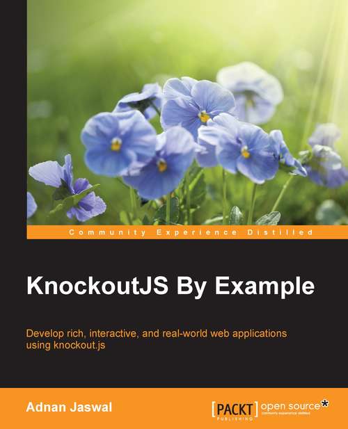Book cover of KnockoutJS by Example