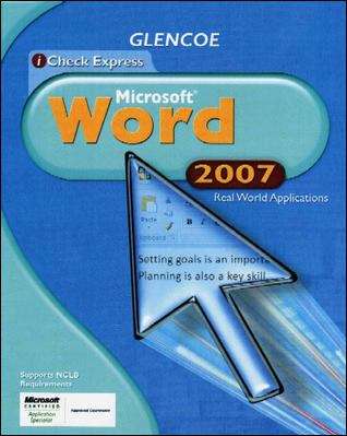Book cover of Microsoft Word 2007, Real World Applications