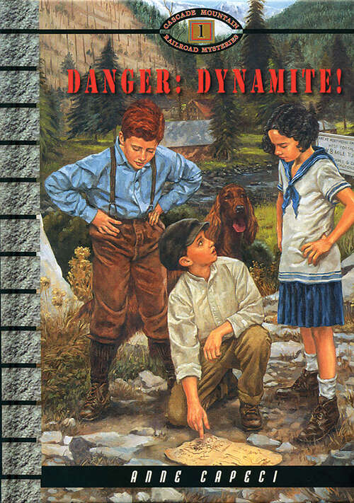 Book cover of Danger: Dynamite! (Cascade Mountain Railroad Mysteries #1)