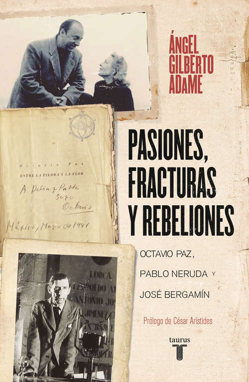 Book cover of Pasiones, fracturas y rebeliones: Octavio Paz, Pablo Neruda y José Bergamín