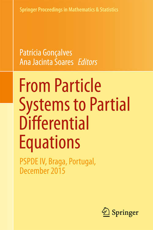 Book cover of From Particle Systems to Partial Differential Equations