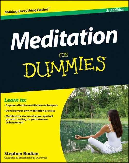 Meditiation For Dummies, 3rd Edition