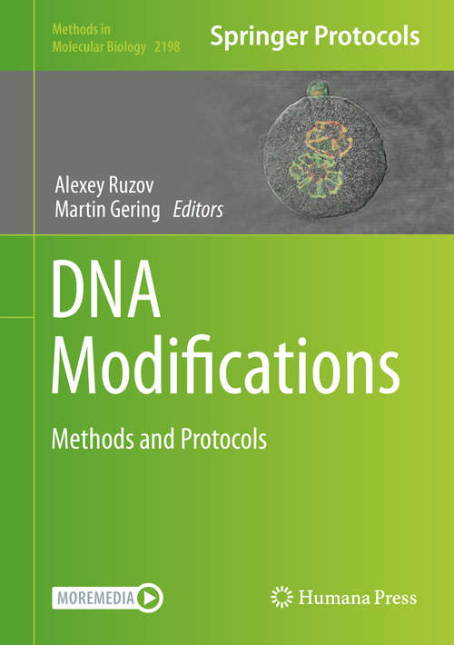 DNA Modifications: Methods and Protocols (Methods in Molecular Biology #2198)