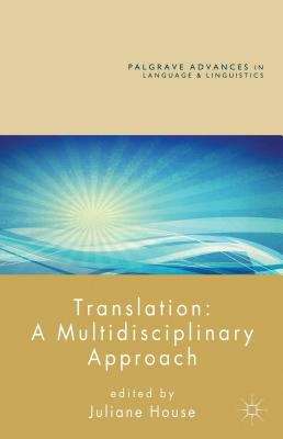 Book cover of Translation: A Multidisciplinary Approach