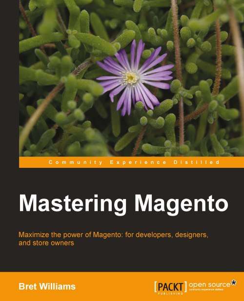 Book cover of Mastering Magento